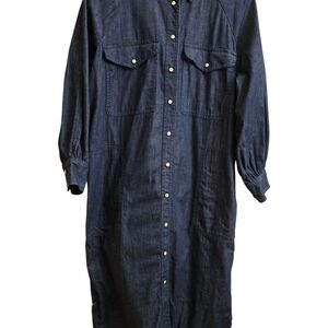Banana Republic Dark Blue Denim Dress
